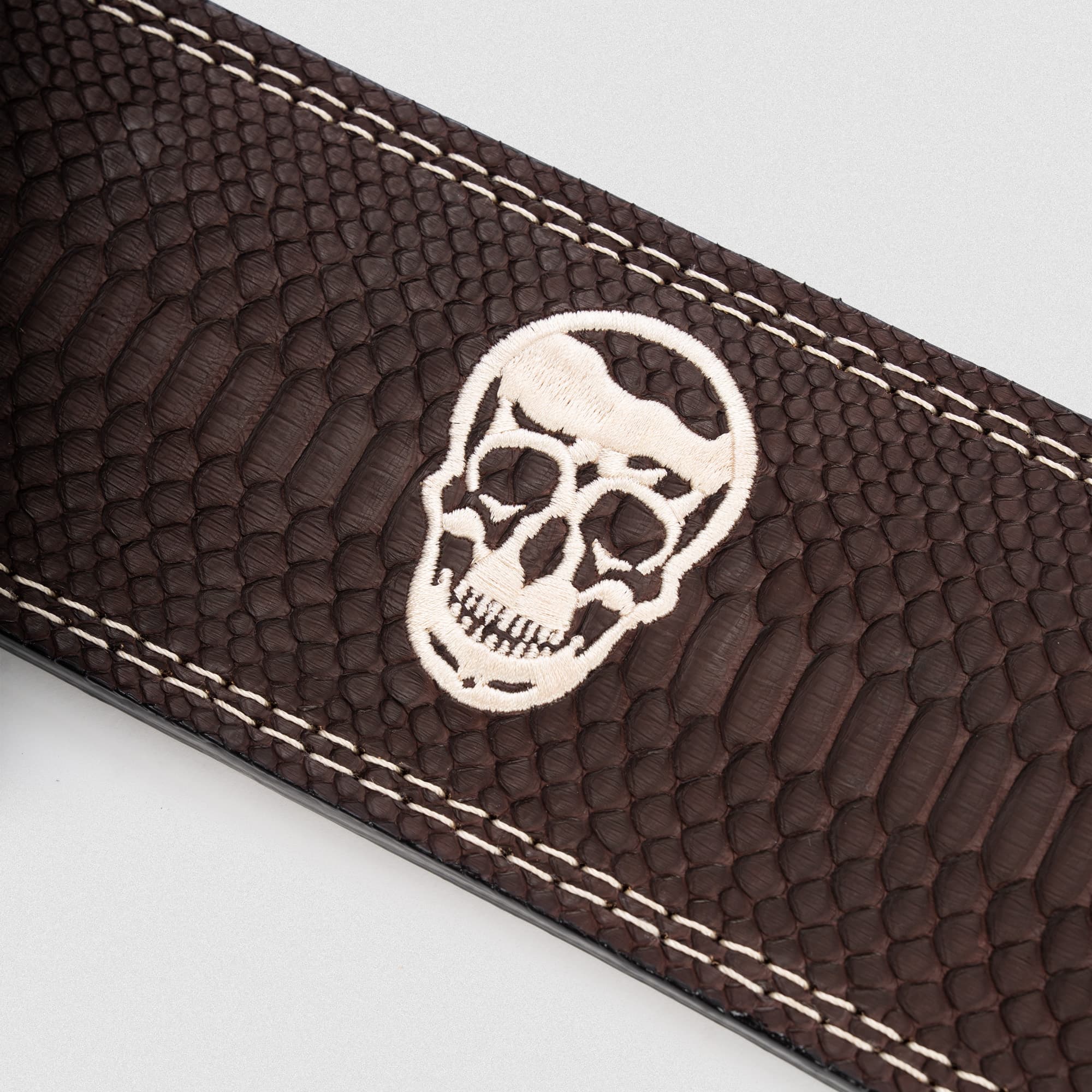 10MM Lever Belt - Cafe Python - Image 4