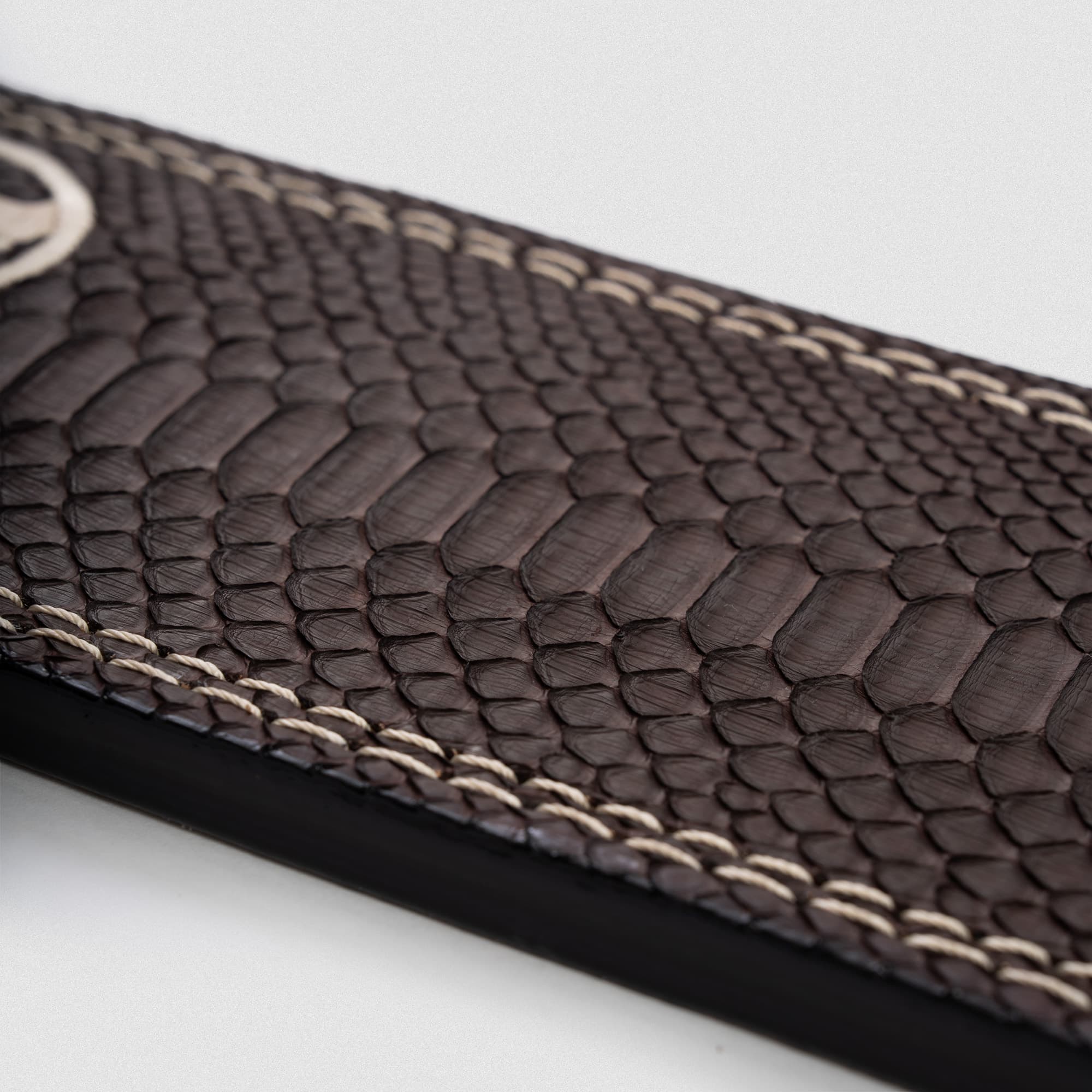 10MM Lever Belt - Cafe Python - Image 6