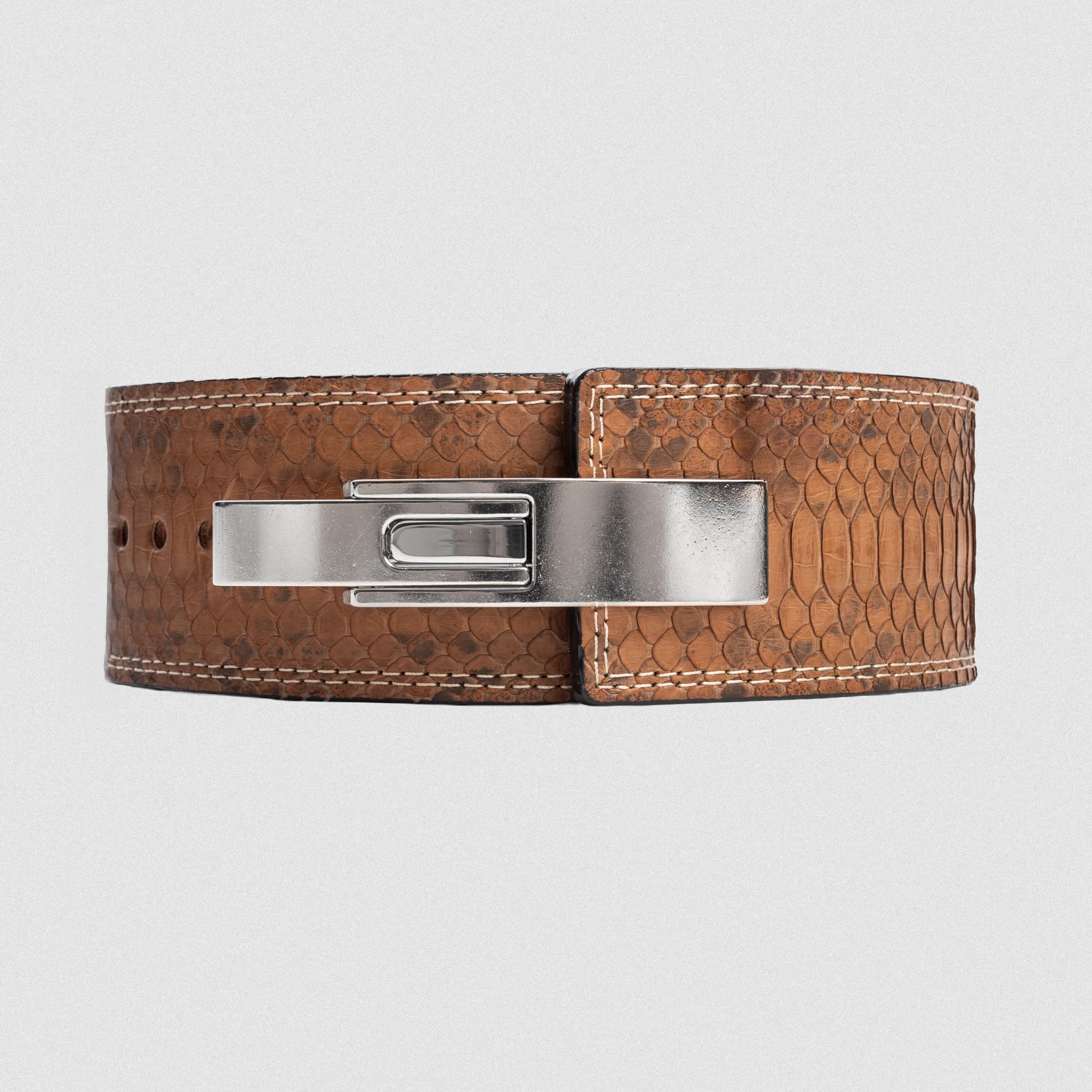 10MM Lever Belt - Saddle Python - Image 3