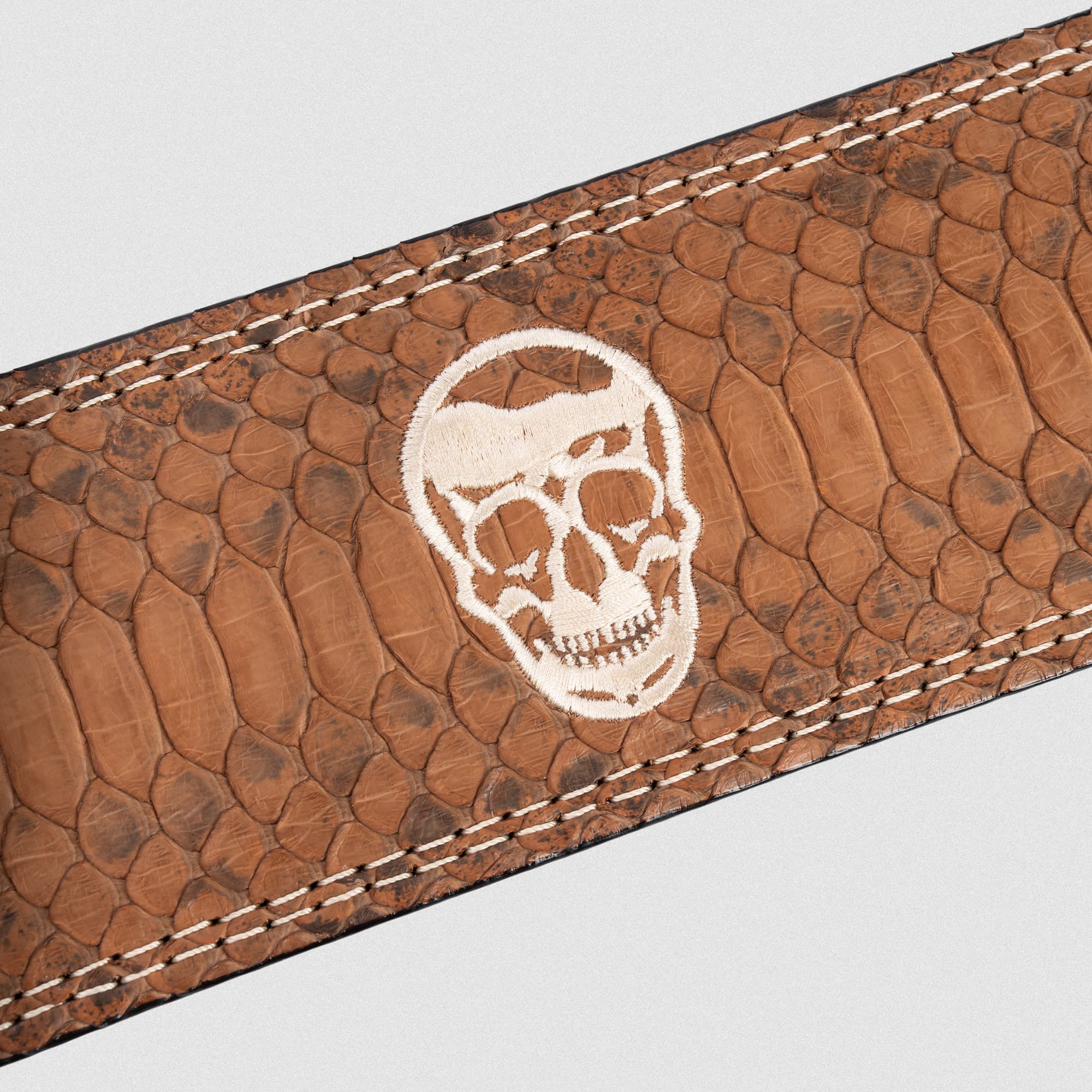 10MM Lever Belt - Saddle Python - Image 4