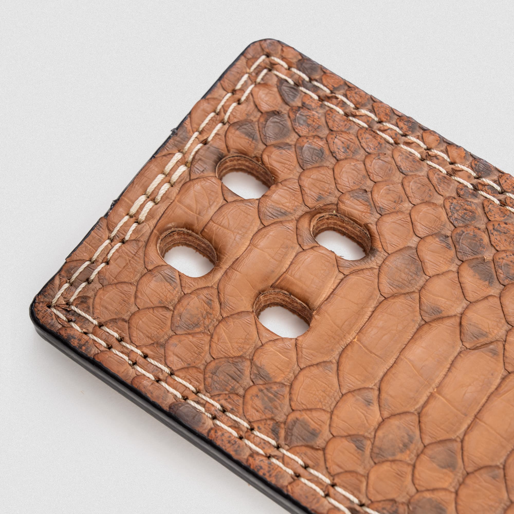 10MM Lever Belt - Saddle Python - Image 5