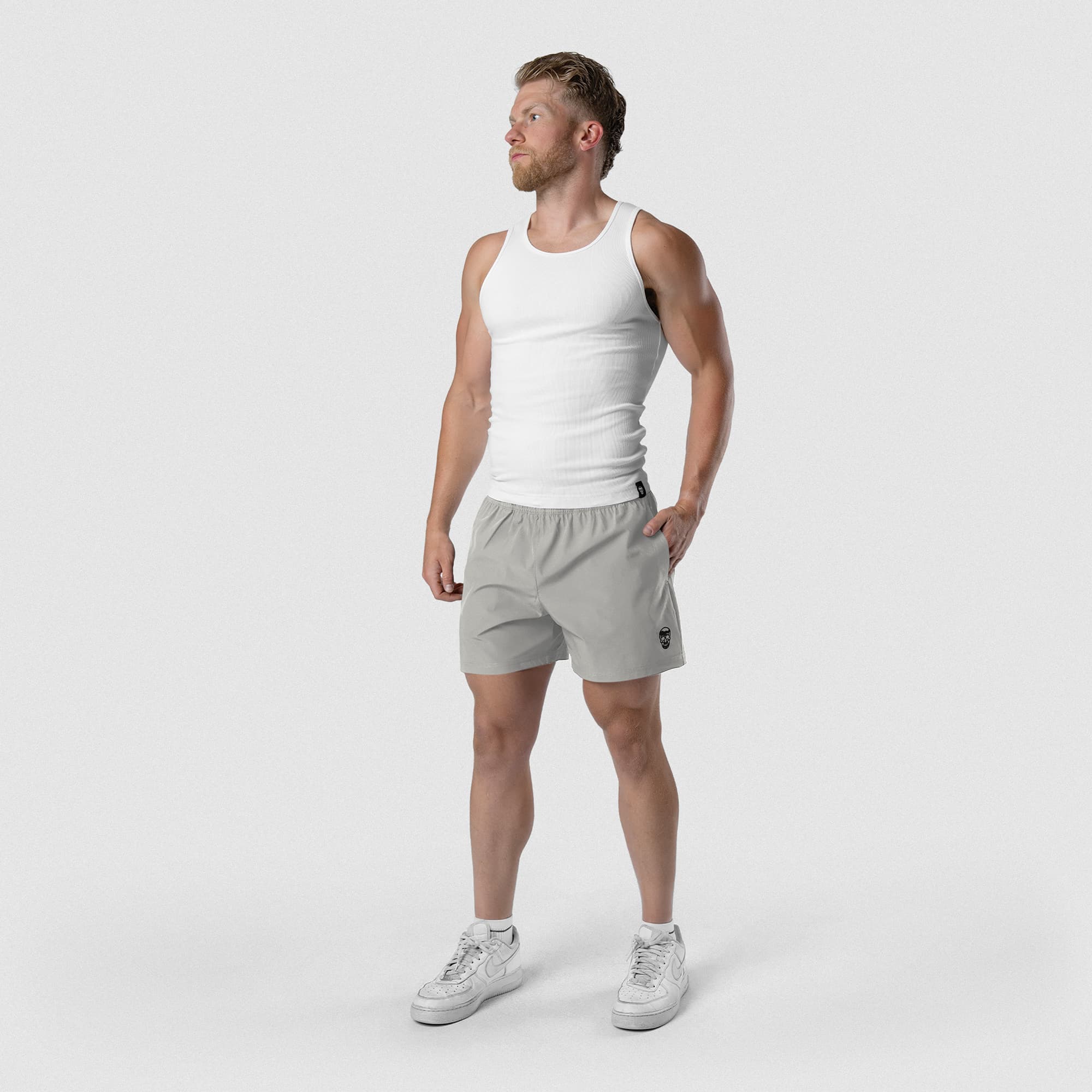 Conquer 5" Shorts - Gray - Image 3