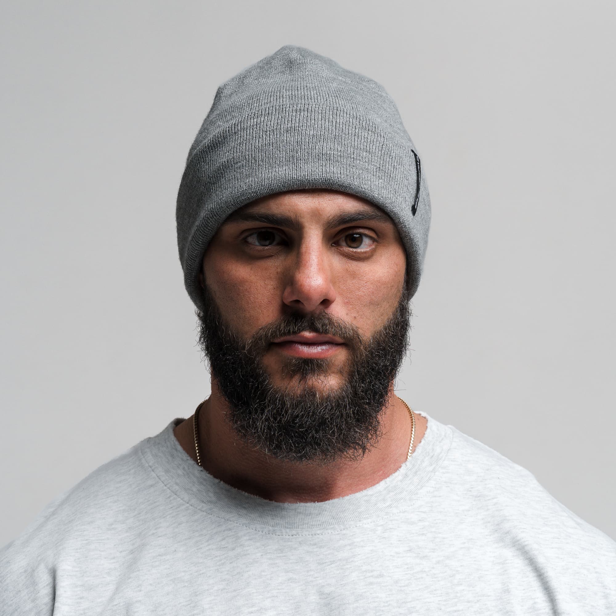 Core Knit Cuff Beanie - Dark Gray - Image 2