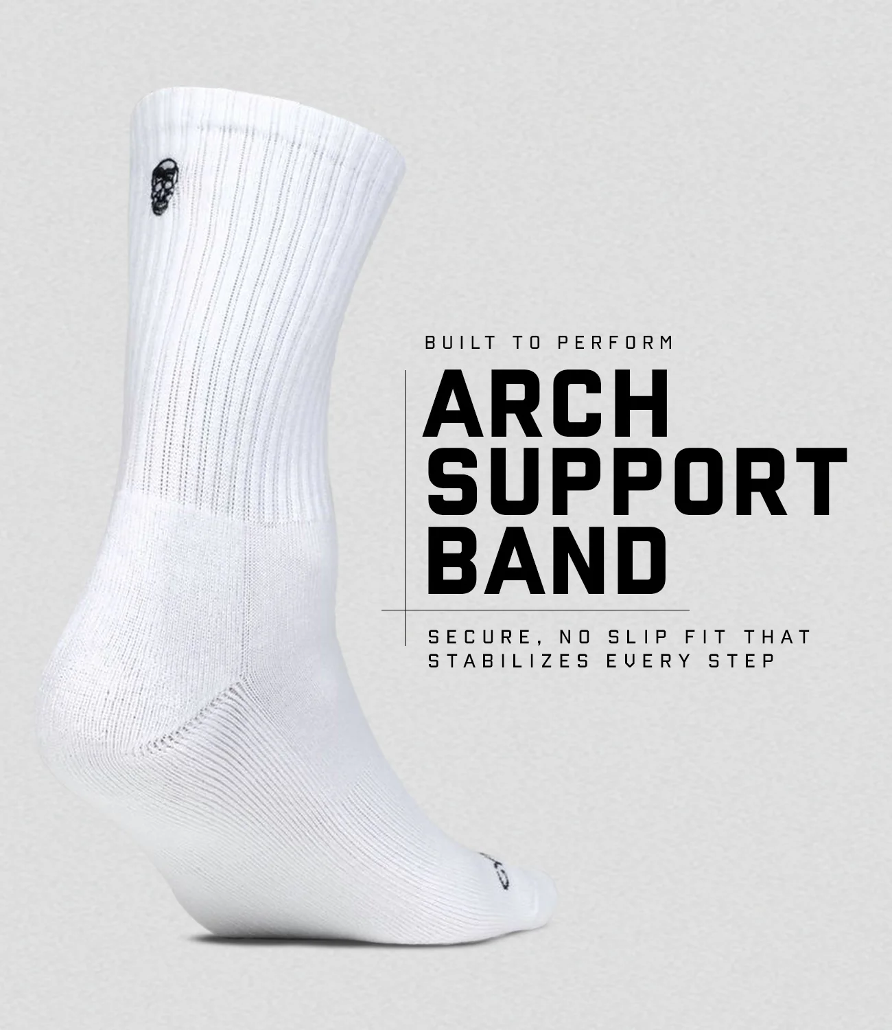 Crew Socks - White - Image 5