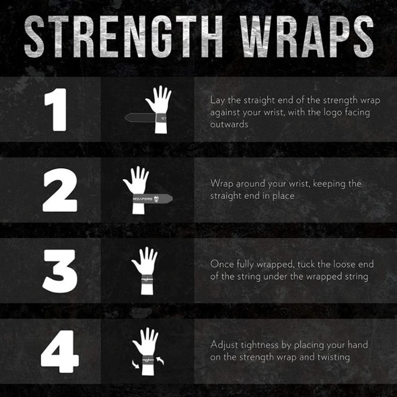 Gymreapers Strength Wrist Wraps - Adjustable Support - Image 5