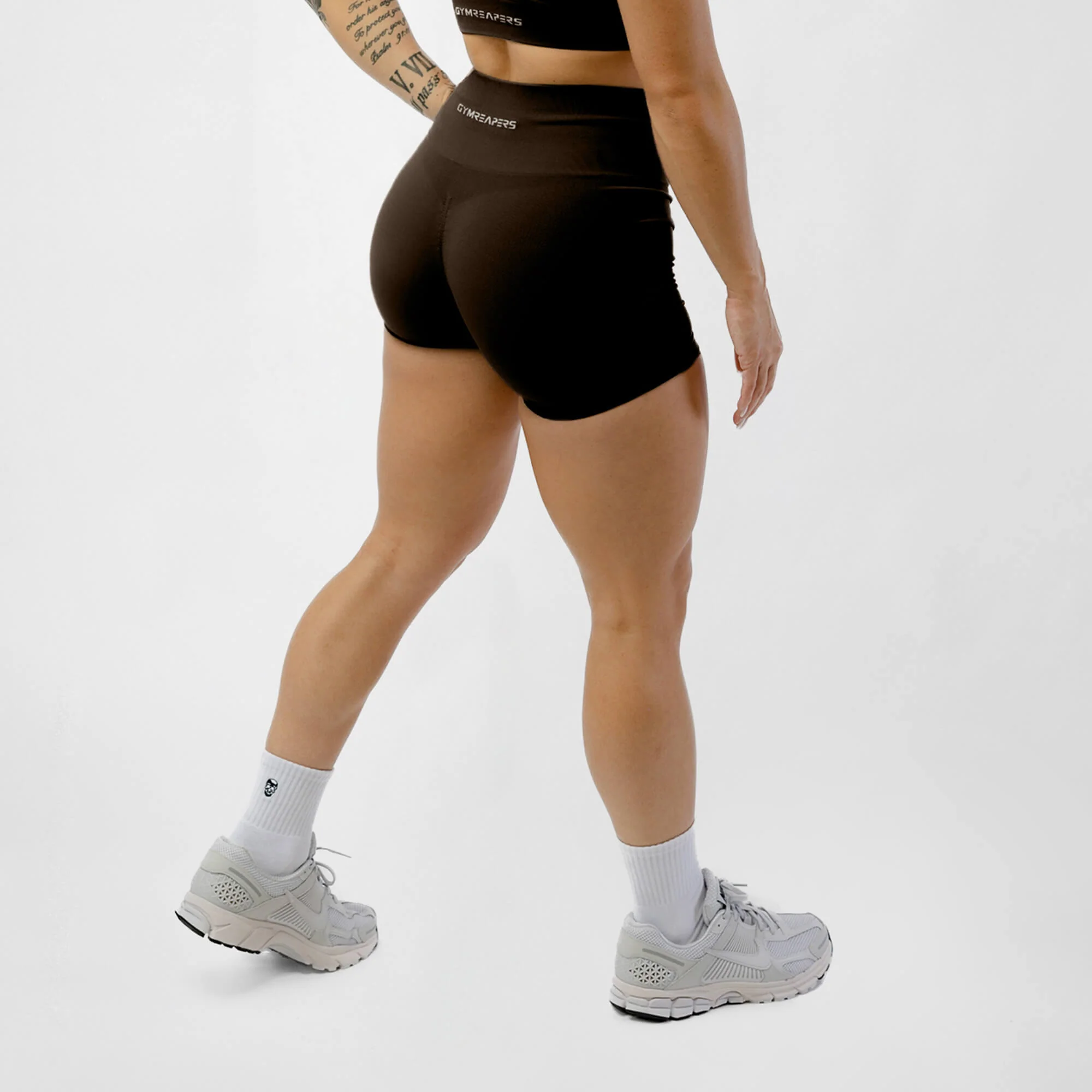 Halo Shorts - Chocolate - Image 2