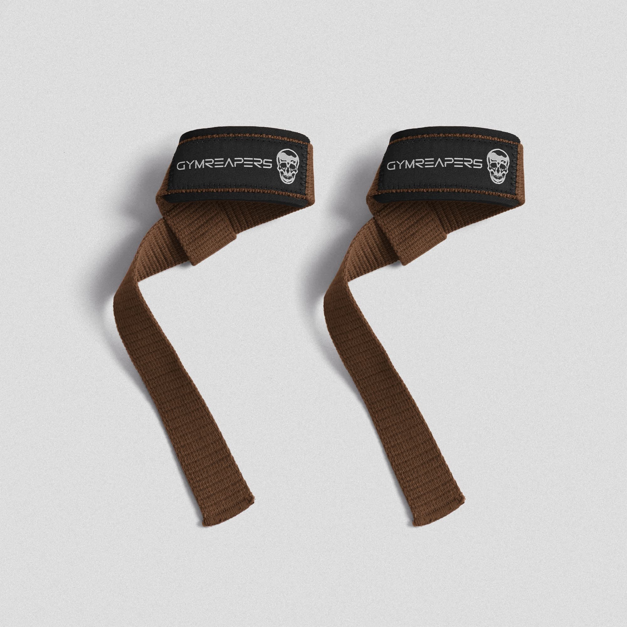 Lifting Straps | Premium Padded Weightlifting Straps - Brown - Image 2