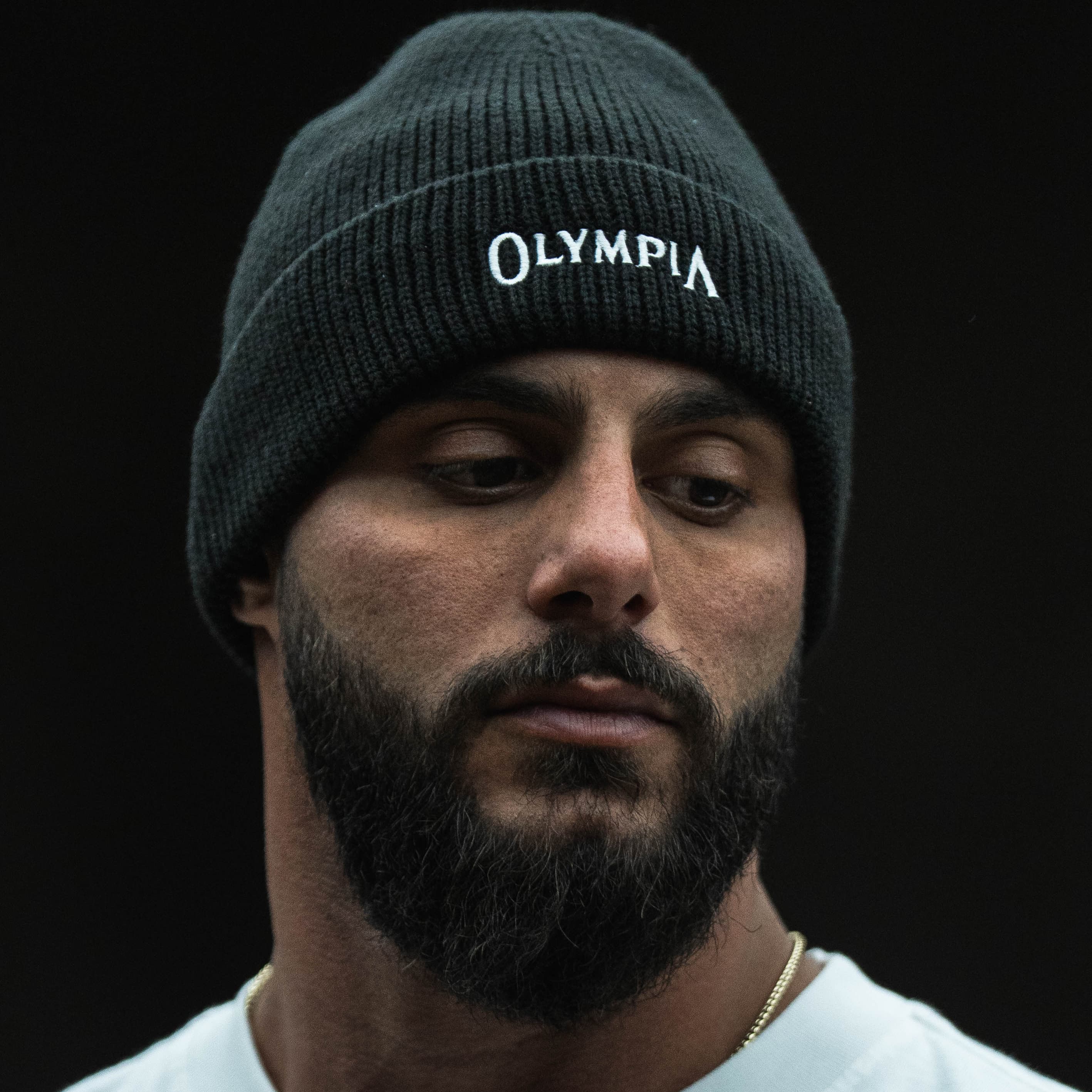 Olympia Ribbed Knit Beanie - Image 2