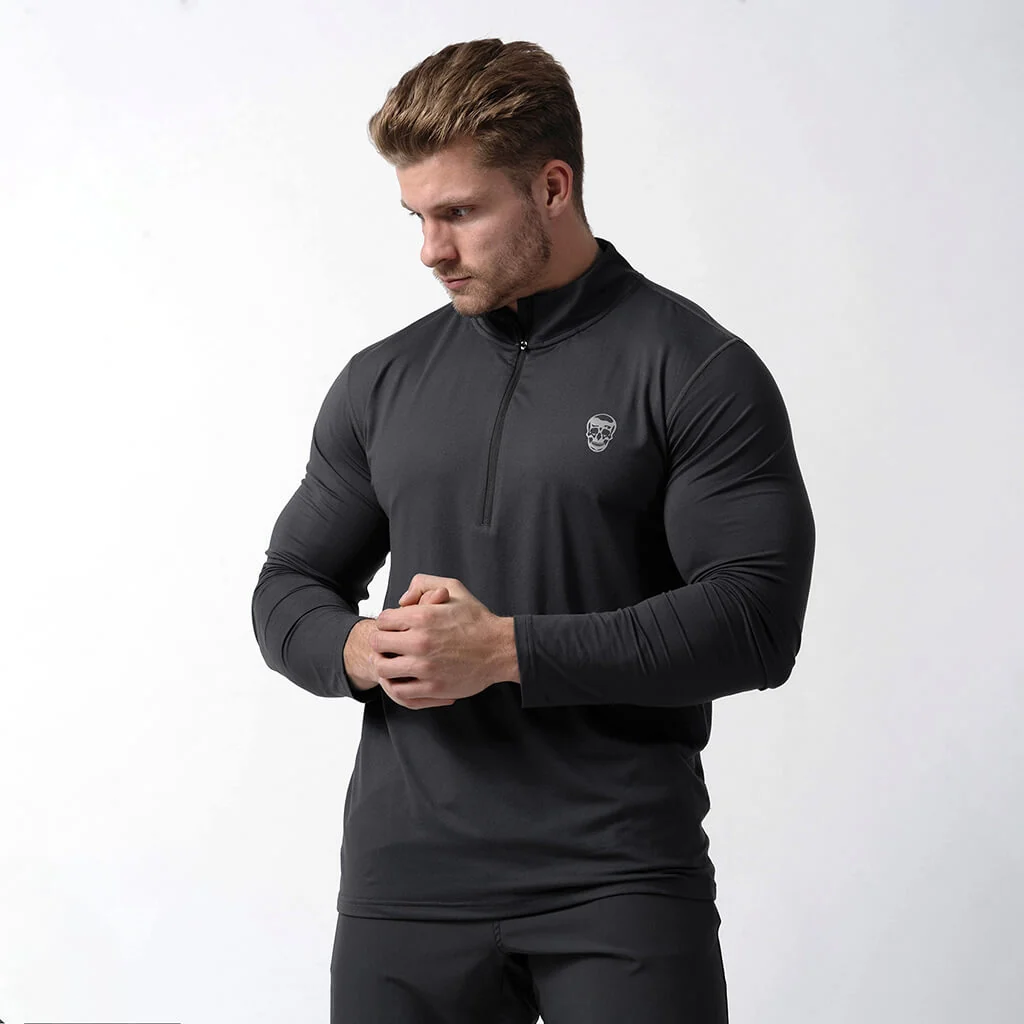 Performance Quarter Zip - Obsidian - Image 7