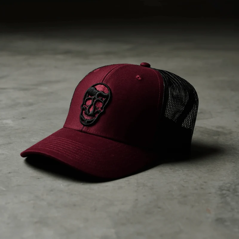 Gymreapers Trucker Hat - Maroon - Image 4