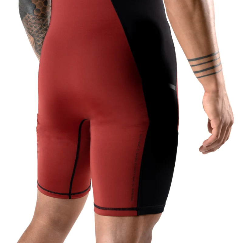 Apex Weightlifting Singlet - Burgundy (IPF Approved) - Image 5